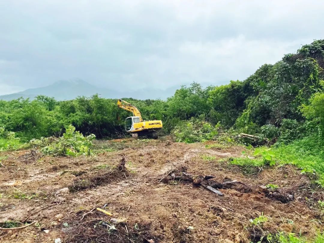 惠州全域土地综合整治示范项目施工现场图