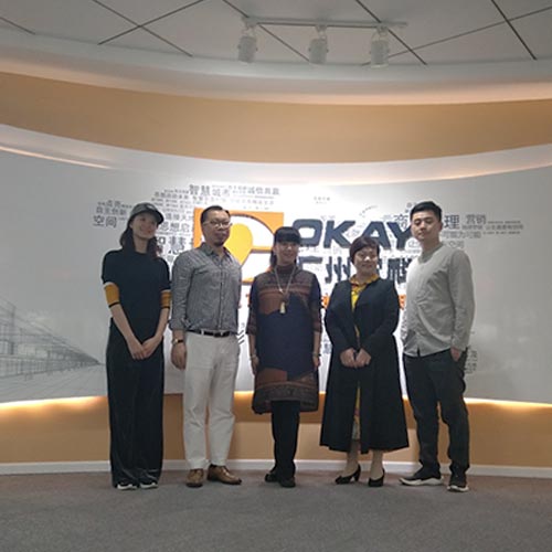 北京舞蹈学院中国民间舞系主任黄奕华一行人参观广州欧科