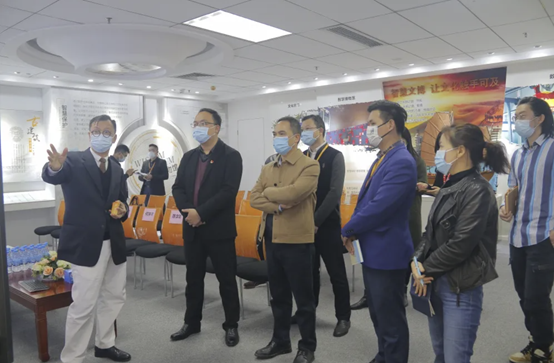 黄埔区副区长何宇鸿等领导莅临广州欧科调研指导工作1