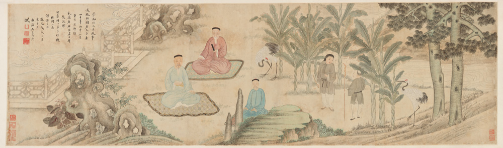 佛山市博物馆馆藏古字画《吴荣光《授经图卷》及活化影片