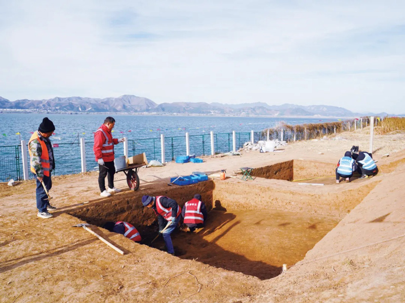 蓟州区青池遗址第II发掘区考古现场，智慧考古，智慧博物馆