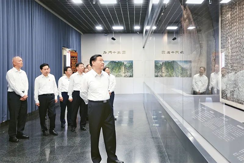 习近平参观汉中市博物馆，智慧博物馆，智慧考古