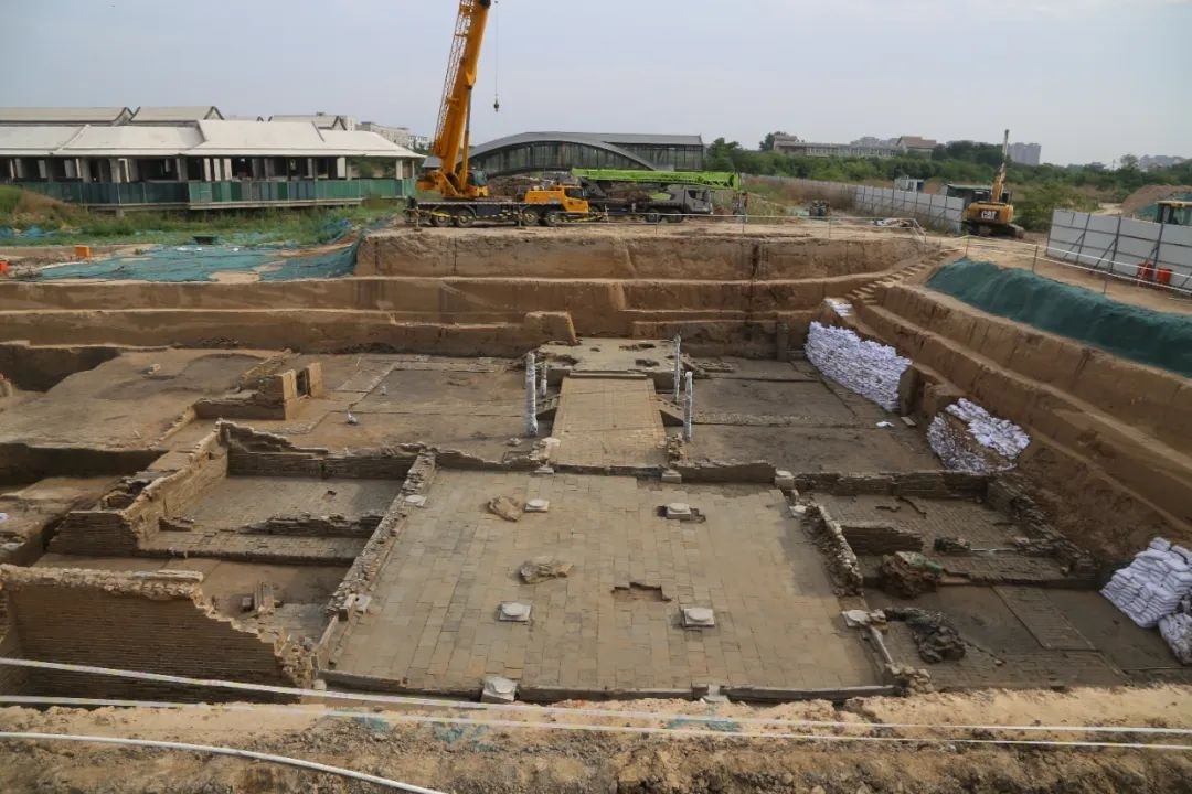 智慧考古， 明代周王府庭院建筑遗存